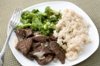 Recipe:  Tenderloin Tips Over Rice
